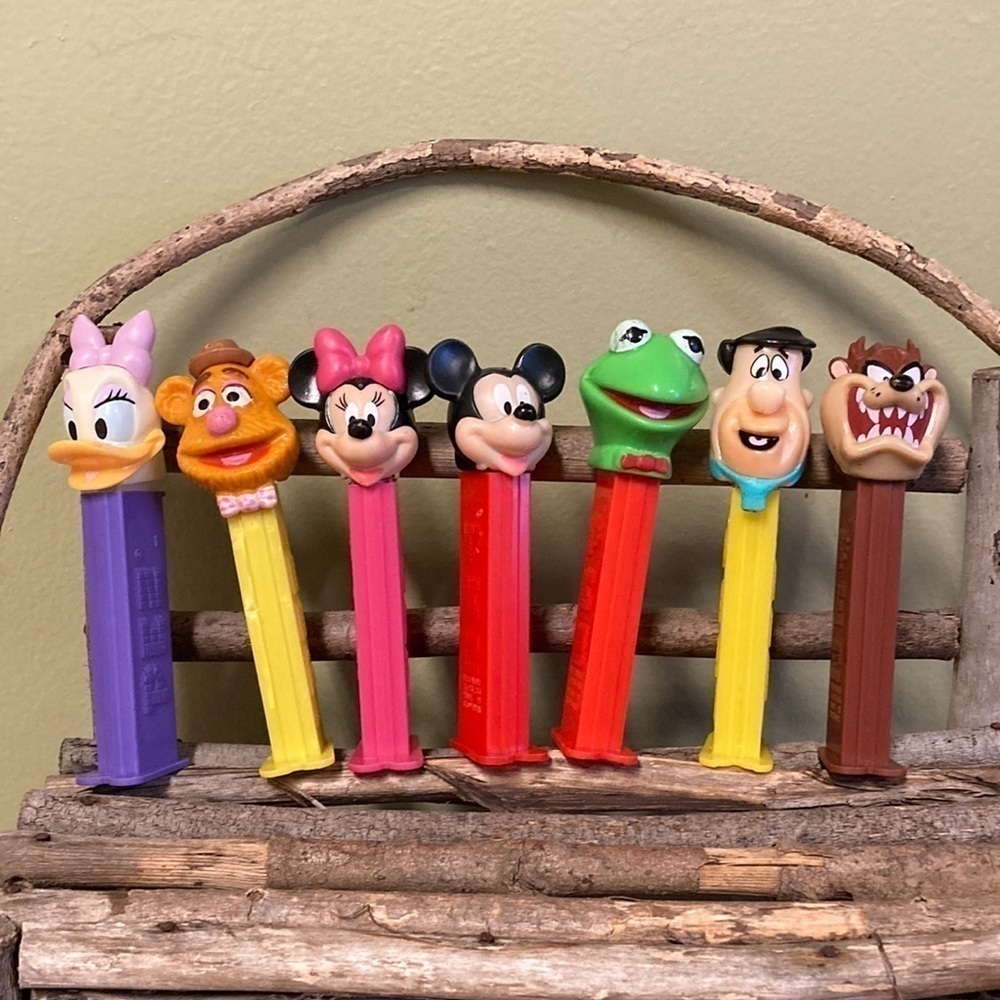 Vintage Lot of 7 PEZ DISPENSERS